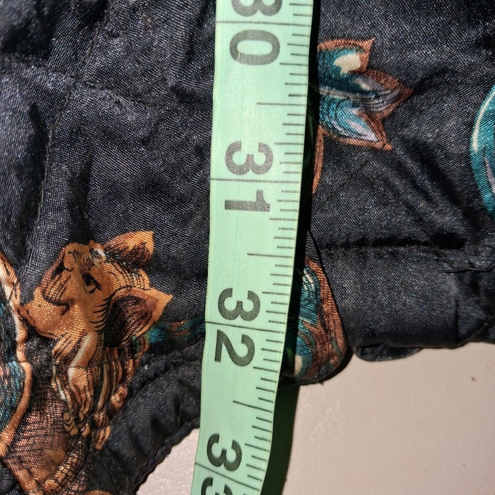 London Fog Floral Hooded Jacket with Drawstring Waist And Buttons In A Small - Picture 3 of 8